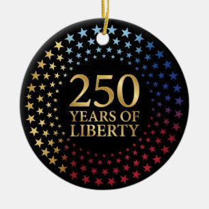 250. Jubiläum, Patriotisches Familienerbstück Keramik Ornament