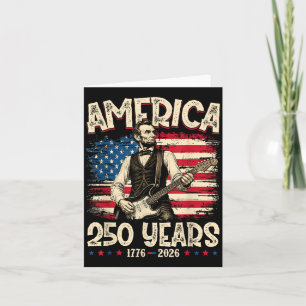 250. Jubiläum USA 16. Präsident 250 Jahre 4. Karte