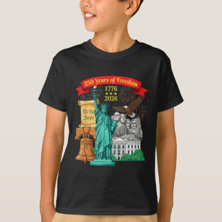 250. Jubiläum USA 250. amerikanische Flagge Patrio T-Shirt