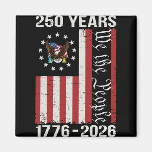 250. Jubiläum USA 250 Jahr Amerika Patriotisch 4 Magnet