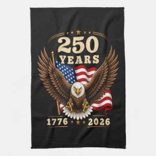 250. Jubiläum USA 250 Jahre 1776-2026 Geschirrtuch