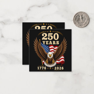 250. Jubiläum USA 250 Jahre 1776-2026 Mitteilungskarte