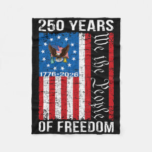 250. Jubiläum USA 250 Jahre Amerika Patriotisch 4 Fleecedecke