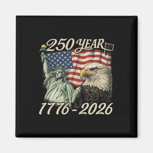 250. Jubiläum USA 250 Jahre Amerikanisch 4. Juli Magnet