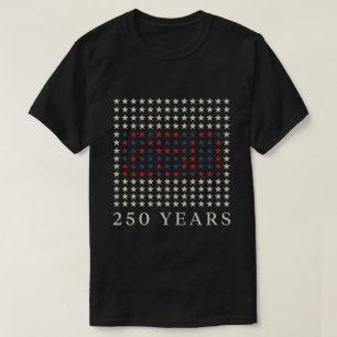 250. Jubiläum USA 250 Jahre Patriotische Sterne T-Shirt
