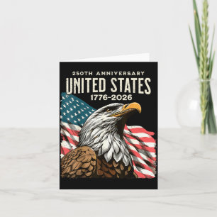 250. Jubiläum usa 250. US-Flagge patriotisch 4. Ju Karte
