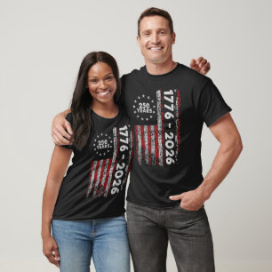 250. Jubiläum USA-Flagge 250 Jahre Amerika T-Shirt