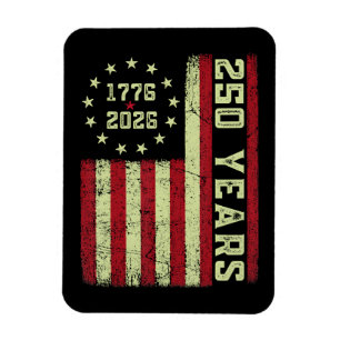 250. Jubiläum USA-Flagge Magnet