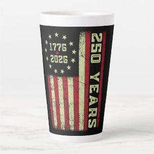 250. Jubiläum USA-Flagge Milchtasse