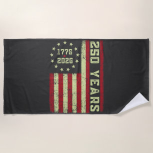 250. Jubiläum USA-Flagge Strandtuch
