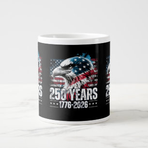 250. Jubiläum USA Geburtstag Langarm Jumbo-Tasse