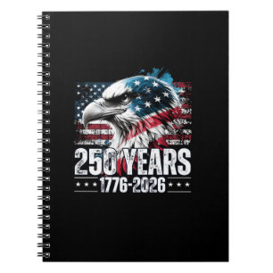 250. Jubiläum USA Geburtstag Langarm Notizblock