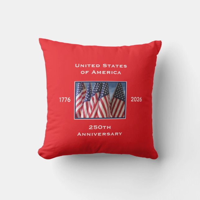 250. Jubiläum USA Patriotic Kissen (Vorderseite)