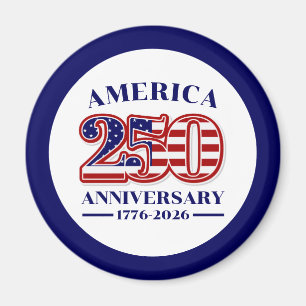 250. Jubiläum USA Patriotisch 1776–2026 Magnet