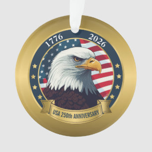 250. Jubiläum USA Patriotisch   1776–2026 Ornament