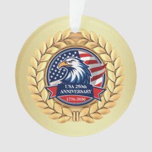250. Jubiläum USA Patriotisch   1776–2026 Ornament