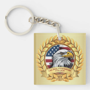 250. Jubiläum USA Patriotisch 1776–2026 Schlüsselanhänger