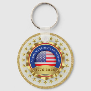 250. Jubiläum USA Patriotisch 1776–2026 Schlüsselanhänger