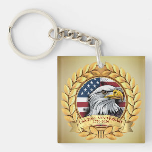 250. Jubiläum USA Patriotisch 1776–2026 Schlüsselanhänger