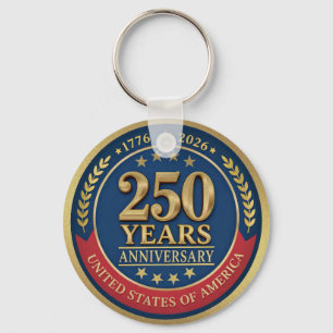 250. Jubiläum USA Patriotisch 1776–2026 Schlüsselanhänger