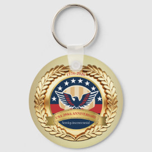 250. Jubiläum USA Patriotisch 1776–2026 Schlüsselanhänger