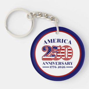 250. Jubiläum USA Patriotisch 1776–2026 Schlüsselanhänger