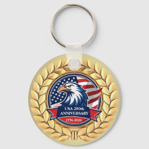 250. Jubiläum USA Patriotisch 1776–2026 Schlüsselanhänger