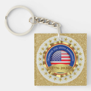 250. Jubiläum USA Patriotisch 1776–2026 Schlüsselanhänger