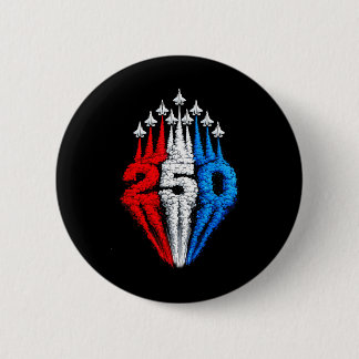 250. Jubiläum USA Patriotisch 250 Jahre 4. Juli Button