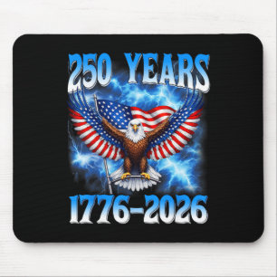 250. Jubiläum USA Patriotisch 250 Jahre 4. Juli Mousepad