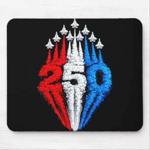 250. Jubiläum USA Patriotisch 250 Jahre 4. Juli Mousepad