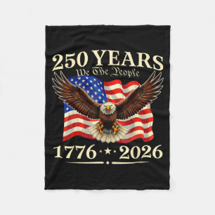 250. Jubiläum USA Patriotisch 250 Jahre Amerikanis Fleecedecke