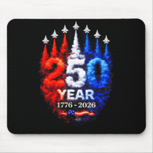 250. Jubiläum USA Patriotisch 250 Jahre Amerikanis Mousepad