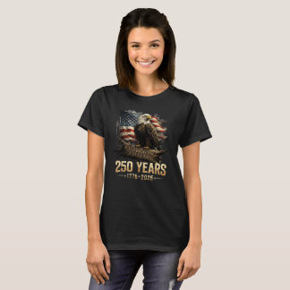 250. Jubiläum USA Patriotisch 250 Jahre Amerikanis T-Shirt