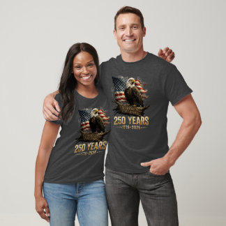250. Jubiläum USA Patriotisch 250 Jahre Amerikanis T-Shirt