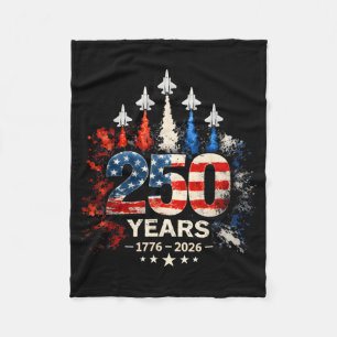 250. Jubiläum USA Patriotisch 250 Jahre Fleecedecke
