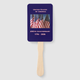 250. Jubiläum USA Patriotische amerikanische Flagg Fächer