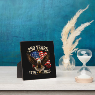 250. Jubiläum USA Patriotischer Adler 250. Fotoplatte