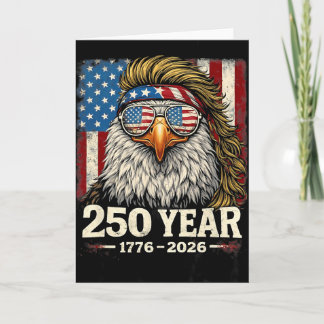 250. Jubiläum USA Patriotischer Adler 250 Jahre 4t Karte
