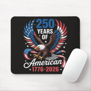 250. Jubiläum USA Patriotischer Adler 250 Jahre Mousepad