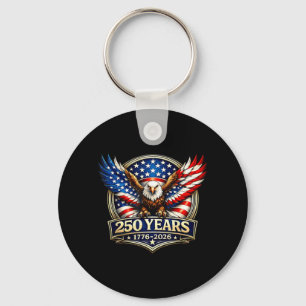 250. Jubiläum USA Patriotischer Adler 250 Jahre Schlüsselanhänger