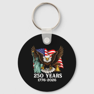 250. Jubiläum USA Patriotischer Adler 250 Jahre Schlüsselanhänger