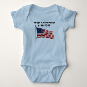 250. Jubiläum USA Patriotisches Andenken Baby Strampler
