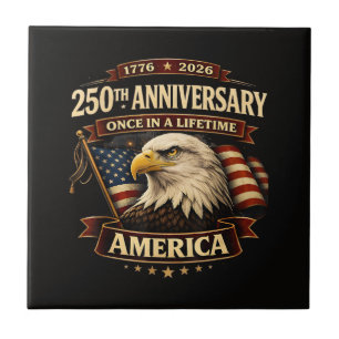 250. Jubiläum USA-Shirt 250. Amerika Fliese