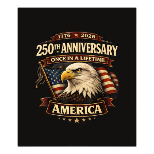 250. Jubiläum USA-Shirt 250. Amerika Fotodruck