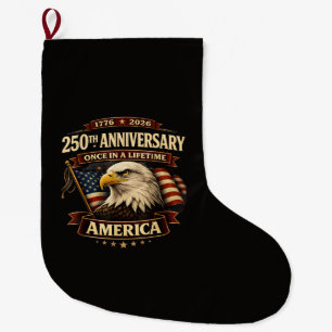 250. Jubiläum USA-Shirt 250. Amerika Großer Weihnachtsstrumpf