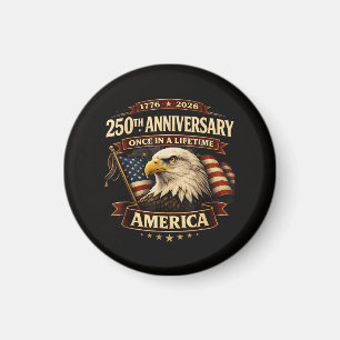 250. Jubiläum USA-Shirt 250. Amerika Magnet