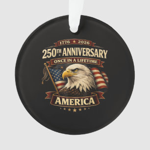 250. Jubiläum USA-Shirt 250. Amerika Ornament