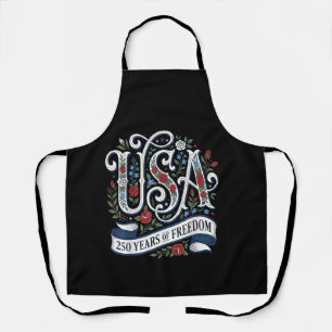 250. Jubiläum USA-Shirt Frauen Patriotisch 4. Juli Schürze