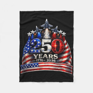 250. Jubiläum Usa-Shirt Patriotisch 4. Juli Ameri Fleecedecke